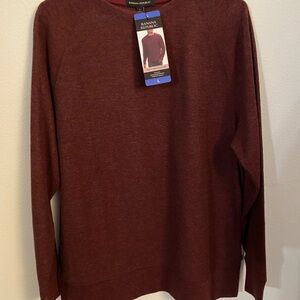 Banana Republic Men's Sweater in Rich Burgundy